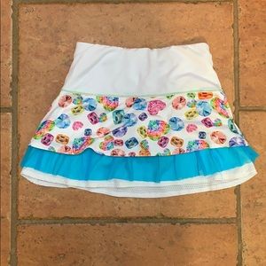 Girls Size 6 athletic Skirt with built-in shorts